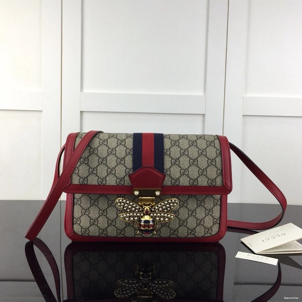 Hyperpeter shoulder Queen medium Gucci Margaret GG bag 0803